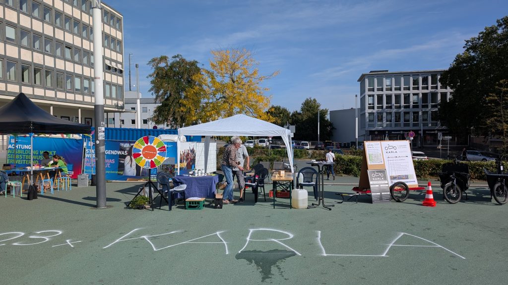 Mobilitätstag Aufbau